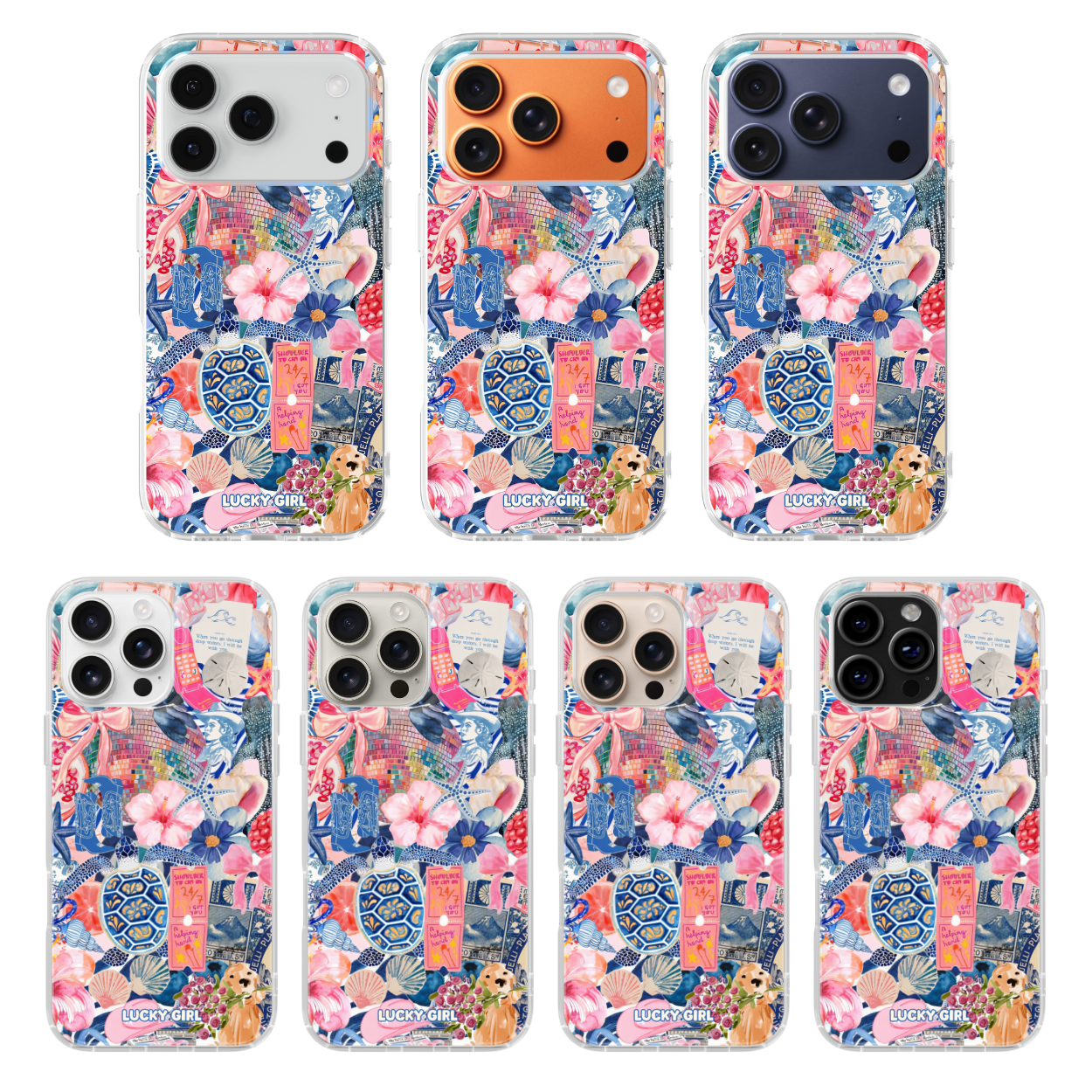 Seas the Day Clear Case Insert