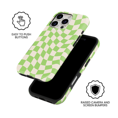 Katydid Wavy Checkers II MagSafe Phone Case