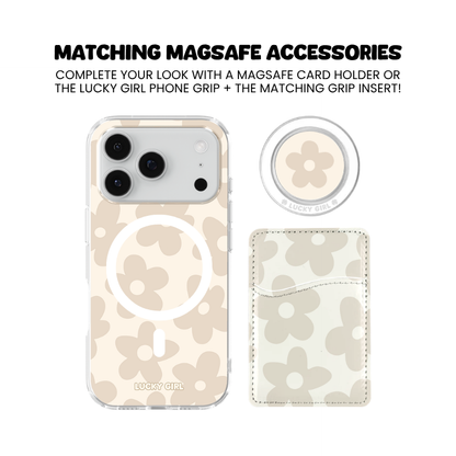 Vanilla Milkshake Big Blooms Clear Case Insert