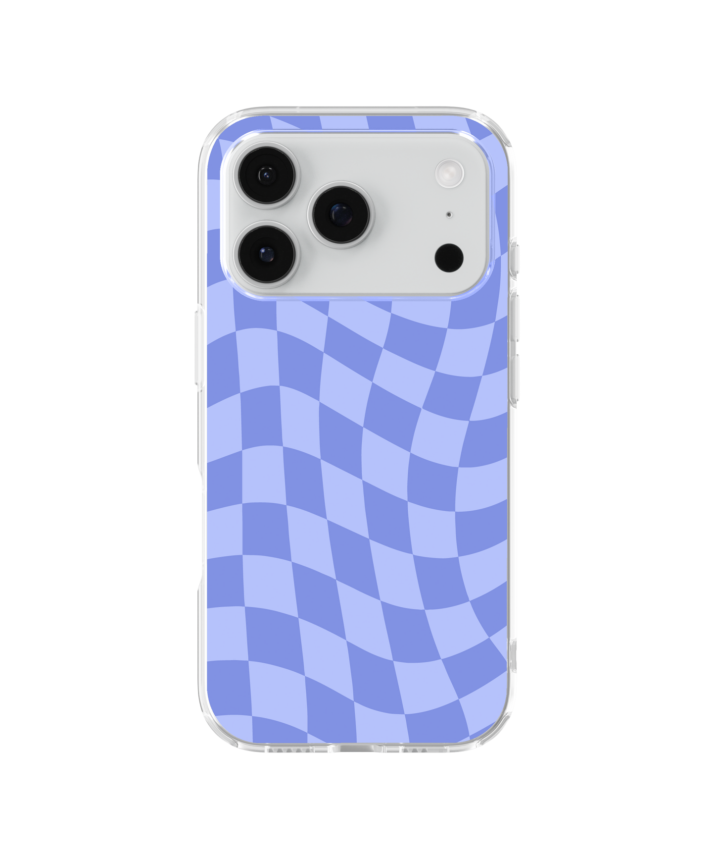 Bluebell Wavy Checkers Clear Case Insert