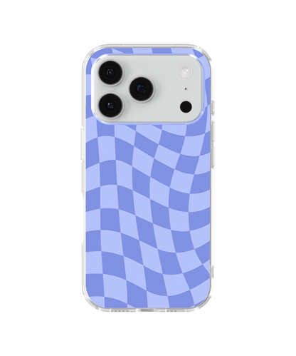 Bluebell Wavy Checkers Clear Case Insert