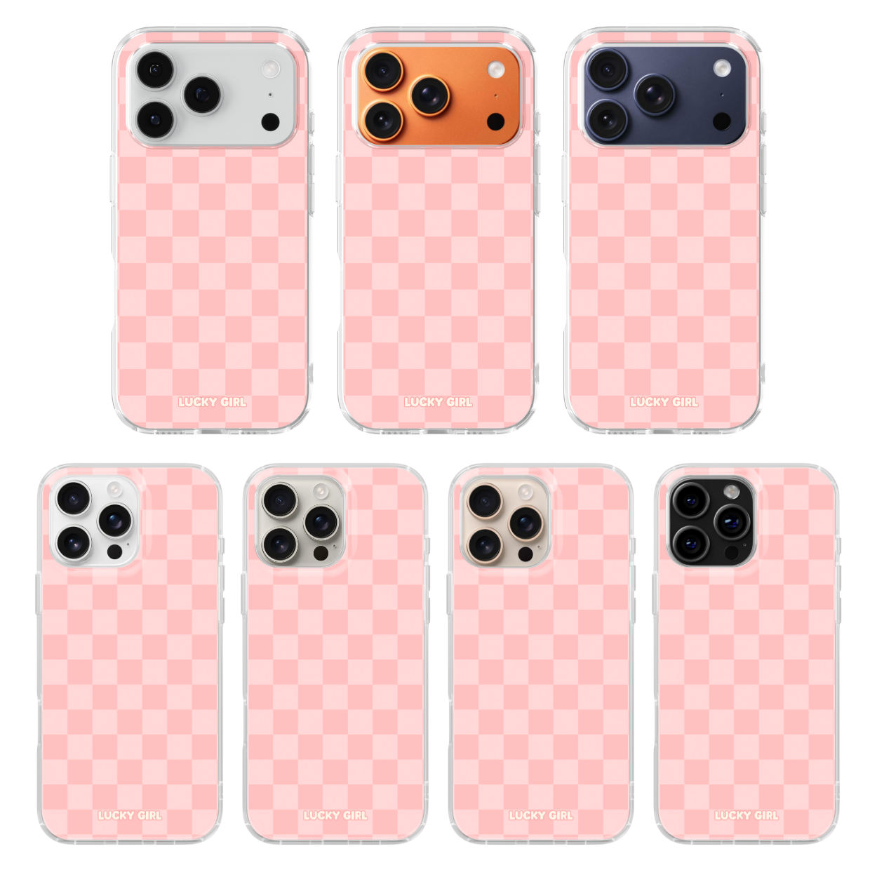 Pinky Swear Checkers Clear Case Insert