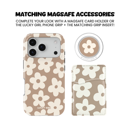 Chestnut Big Blooms Phone Case