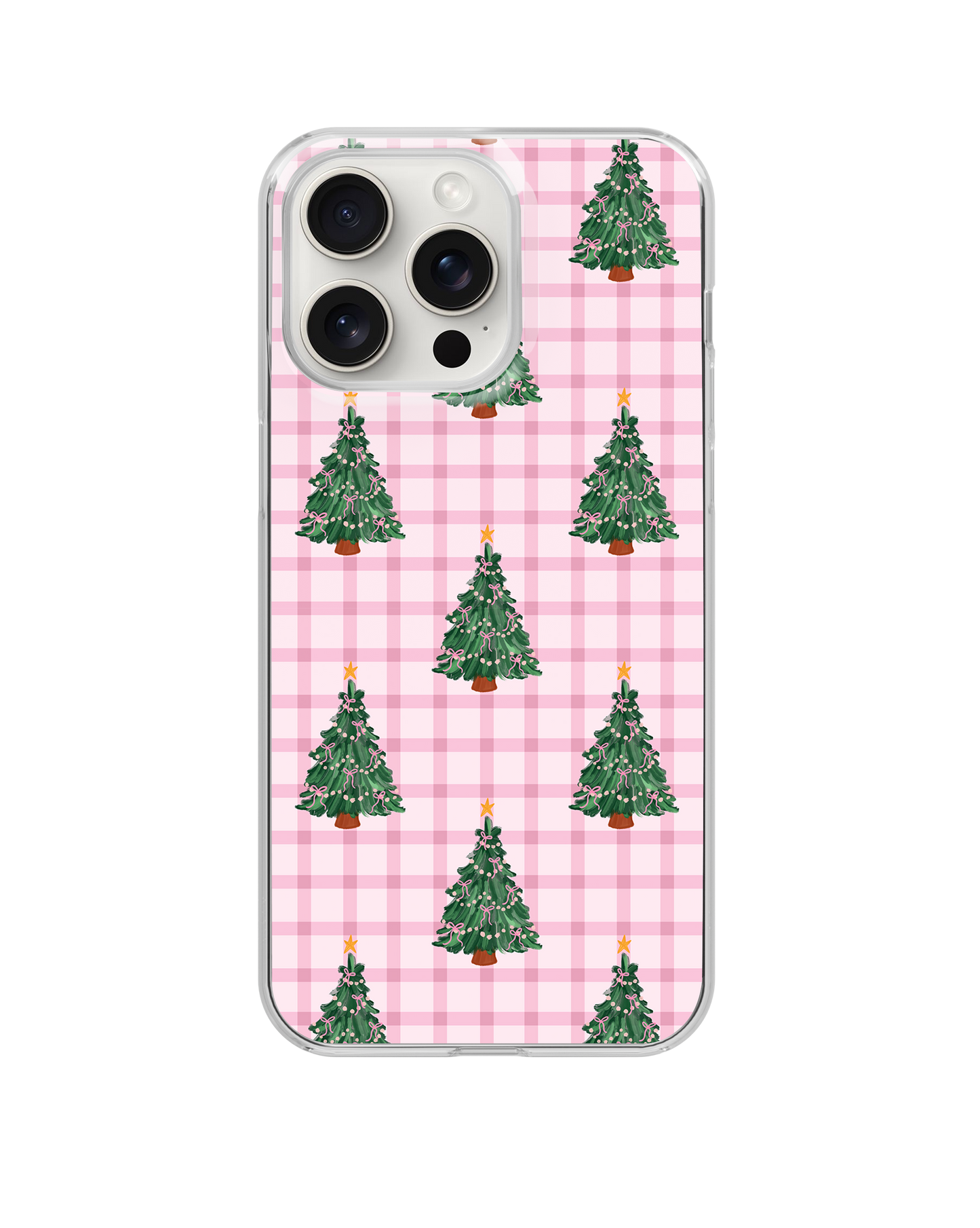 Plaid & Pine Clear Case Insert