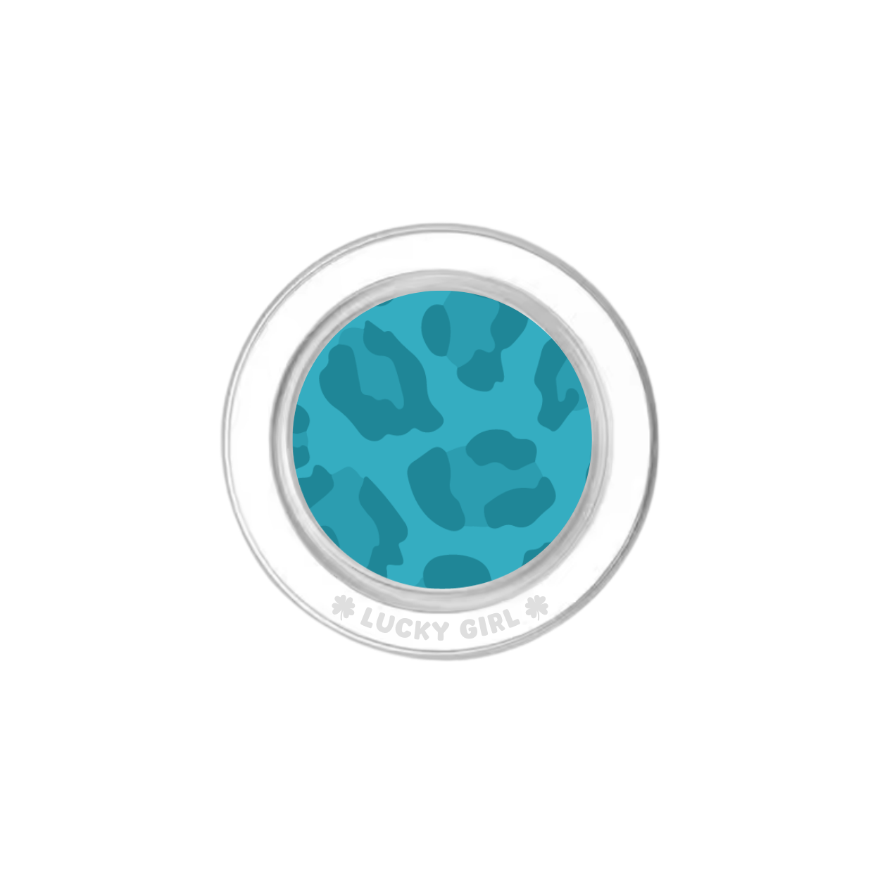 Mermaid Jewel Leopard Phone Grip Insert