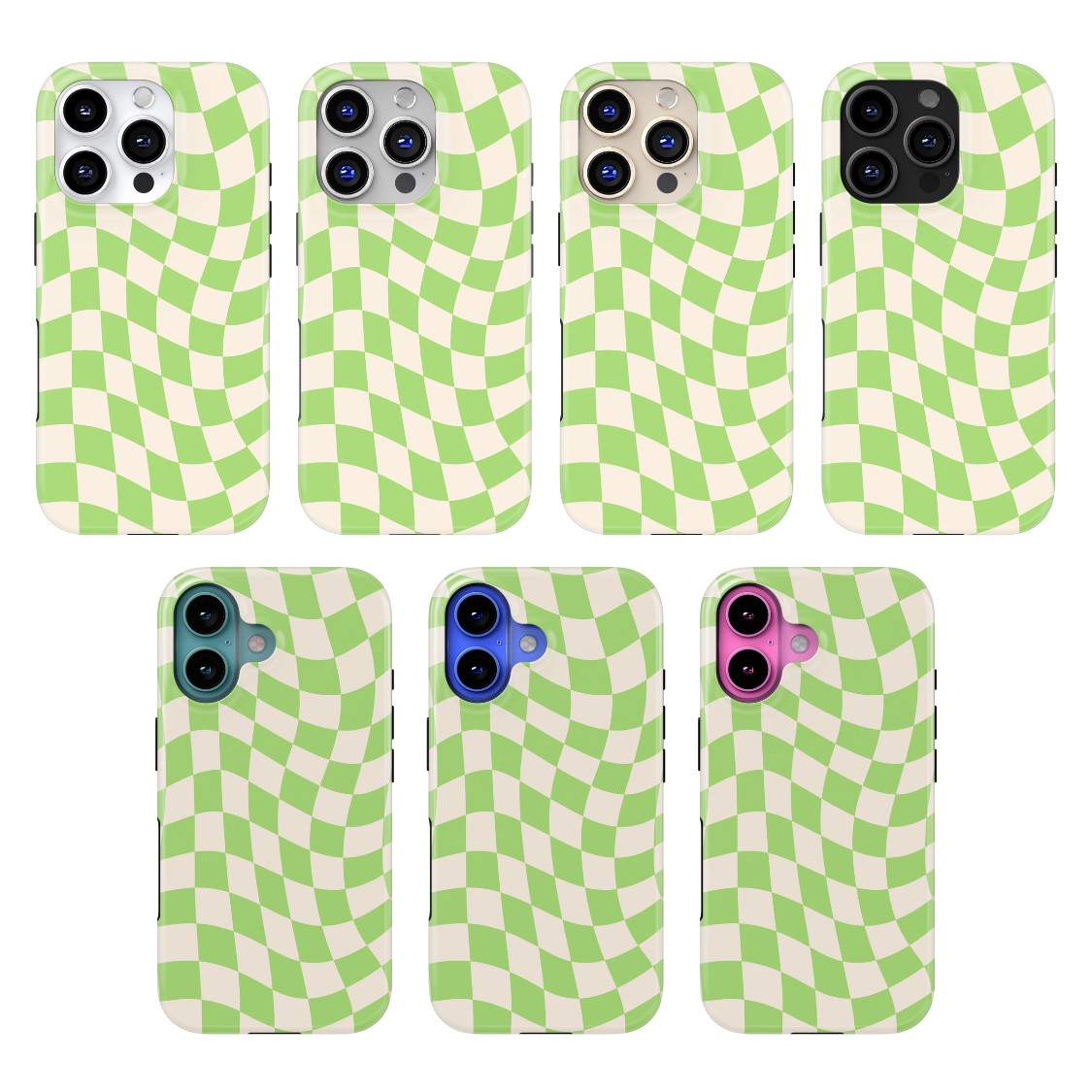 Katydid Wavy Checkers II MagSafe Phone Case