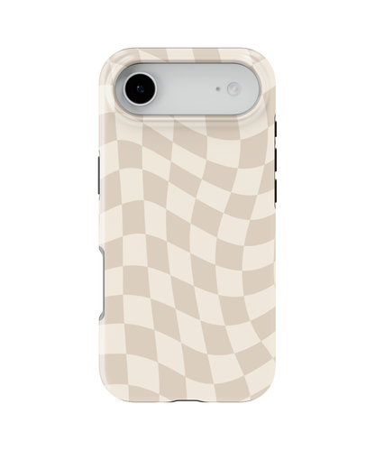 Vanilla Milkshake Wavy Checkers MagSafe Phone Case