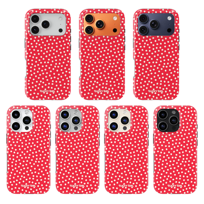 Vermillion Dots Phone Case