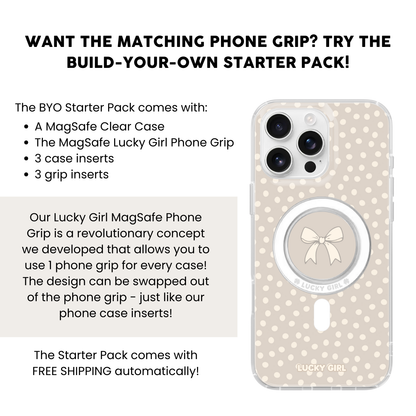 Dust Bunny Dots Clear Case Insert