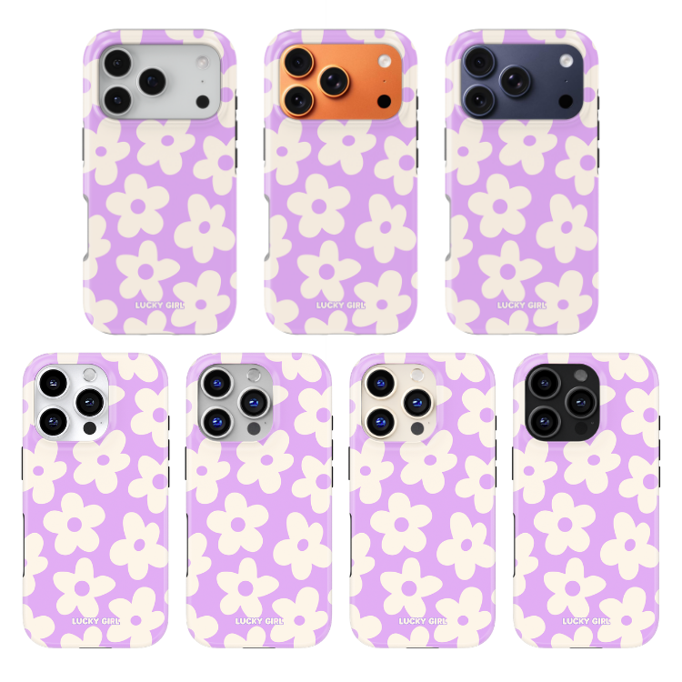 Lavender Big Blooms Phone Case