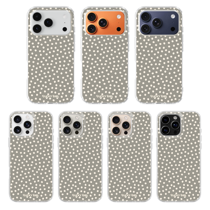 River Rock Dots Clear Case Insert
