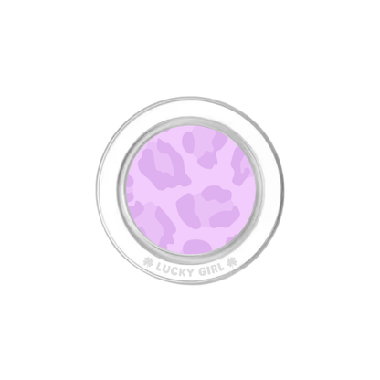 Lilac Leopard Phone Grip Insert