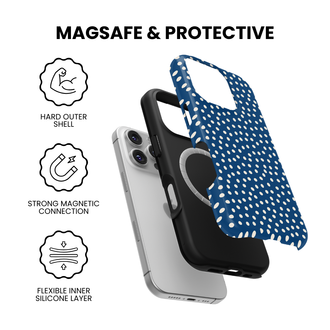 Night Watch Dots MagSafe Phone Case