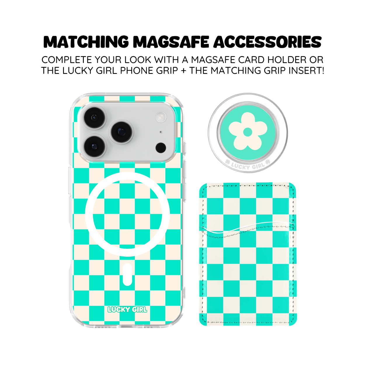Bermuda Checkers II Clear Case Insert