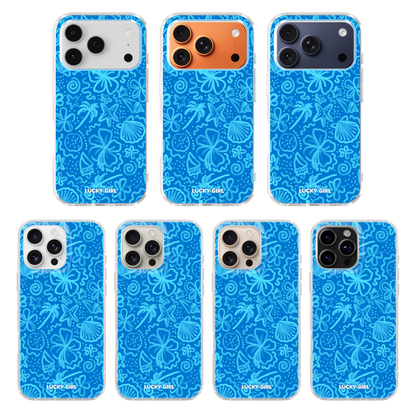 Blue Lagoon Island Doodles Clear Case Insert