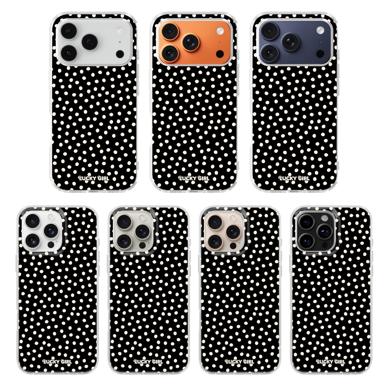 Onyx Dots Clear Case Insert