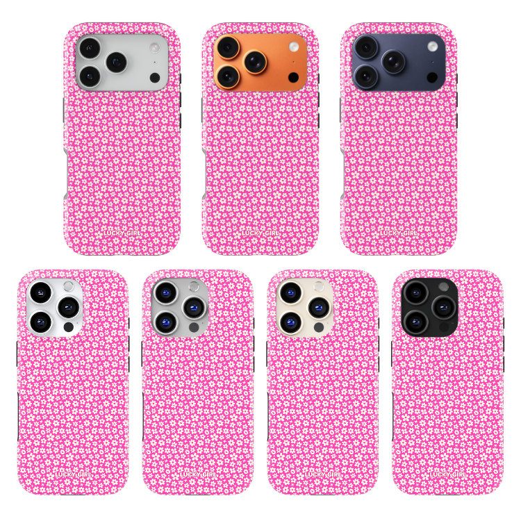 Raspberry Little Blooms Phone Case