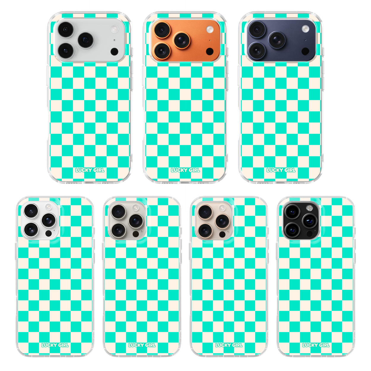 Bermuda Checkers II Clear Case Insert