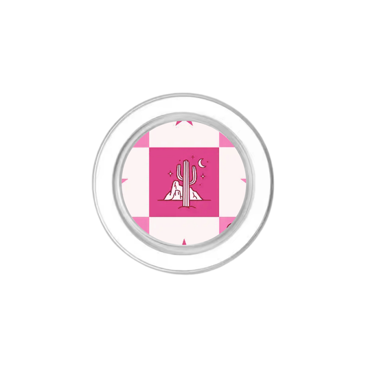 Cowgirl Check Phone Grip Insert