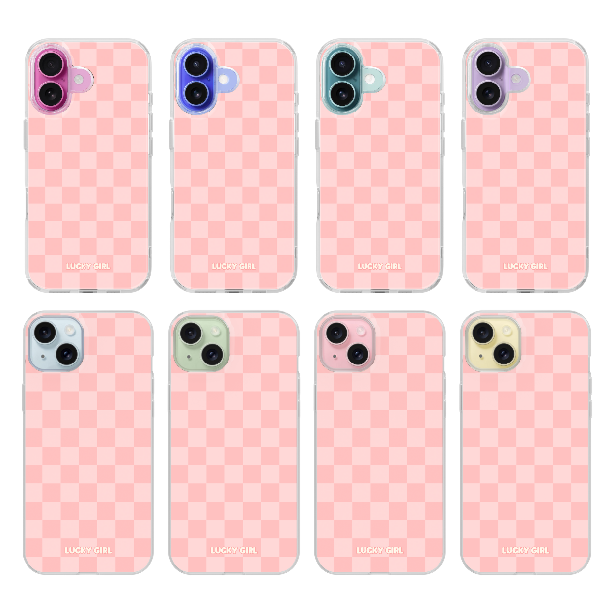 Pinky Swear Checkers Clear Case Insert