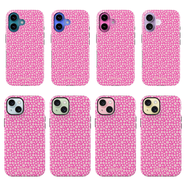 Raspberry Little Blooms Phone Case