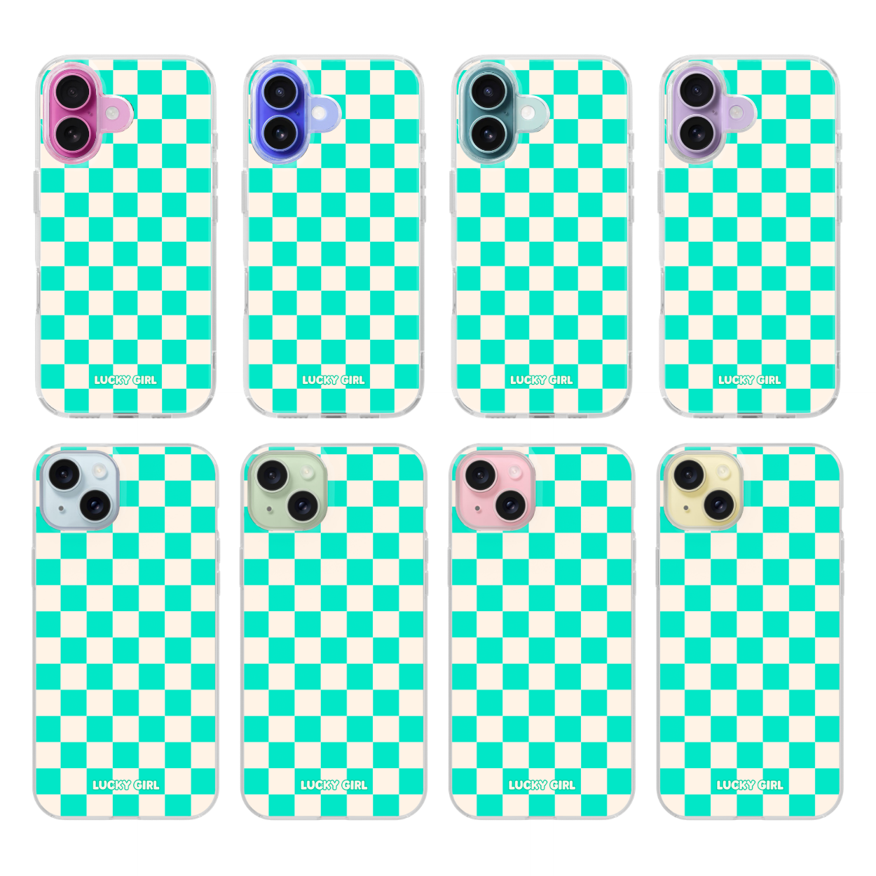 Bermuda Checkers II Clear Case Insert