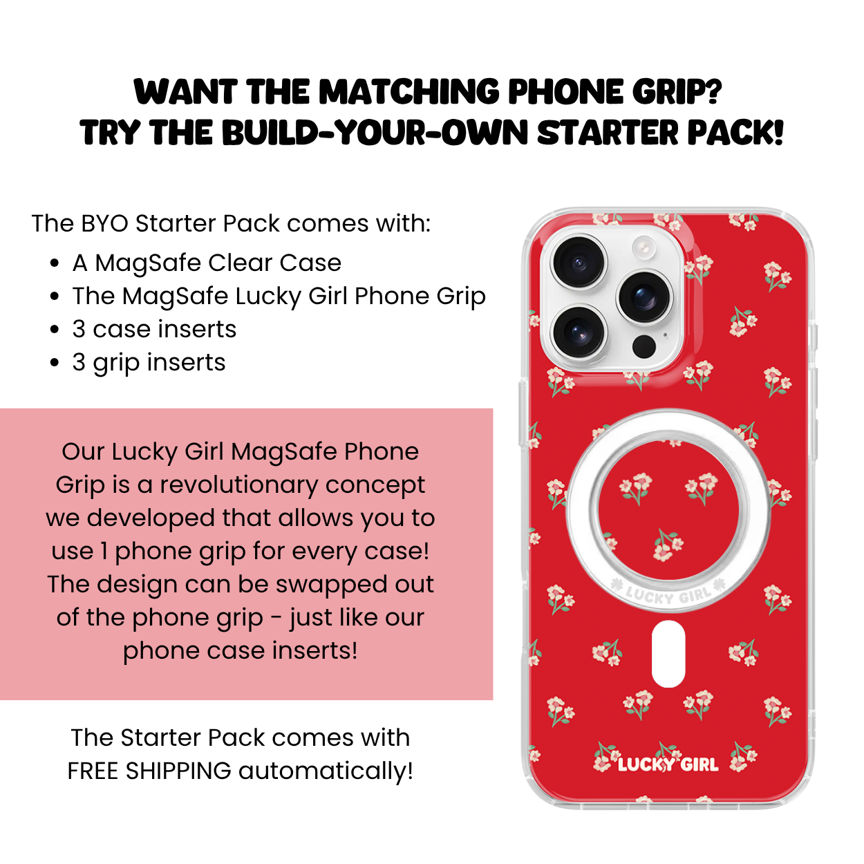 Poppy Pop Clear Case Insert