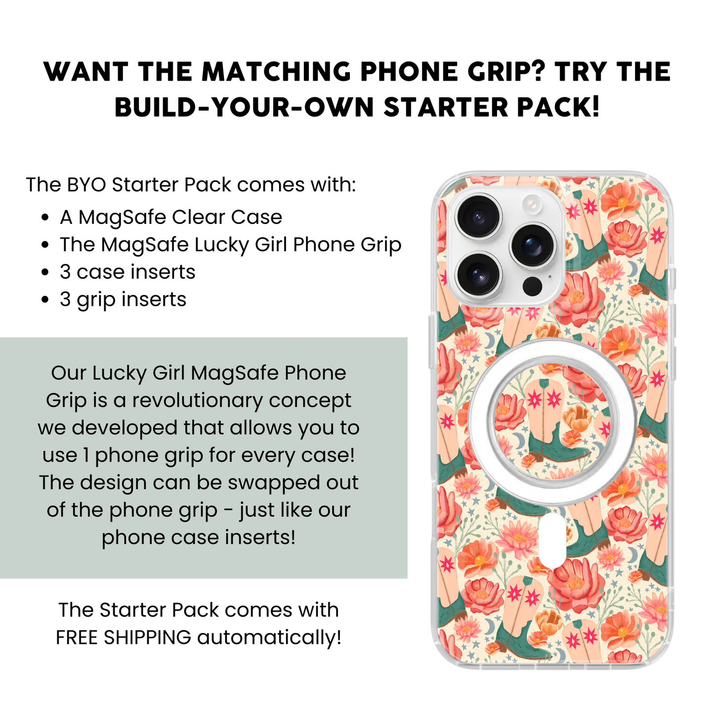 Western Belle Clear Case Insert