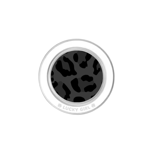 Onyx Leopard Phone Grip Insert