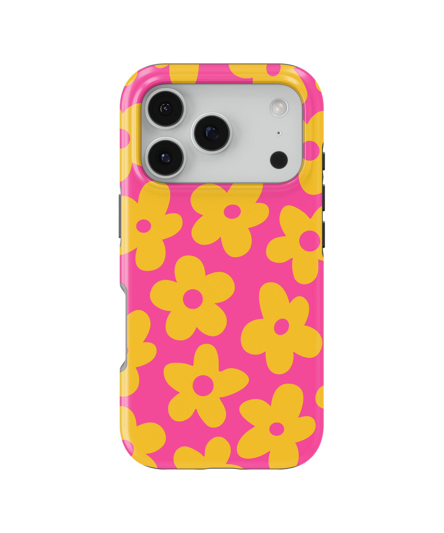 Pink Lemonade Big Blooms MagSafe Phone Case