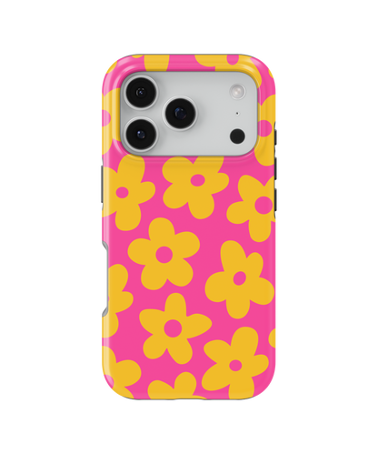 Pink Lemonade Big Blooms MagSafe Phone Case