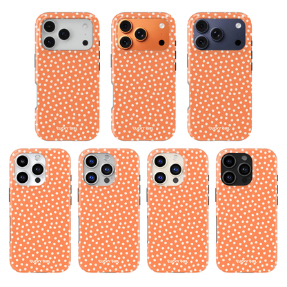 Tangerine Dots Phone Case