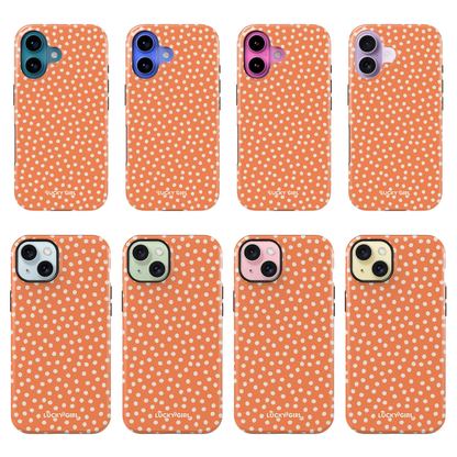 Tangerine Dots Phone Case