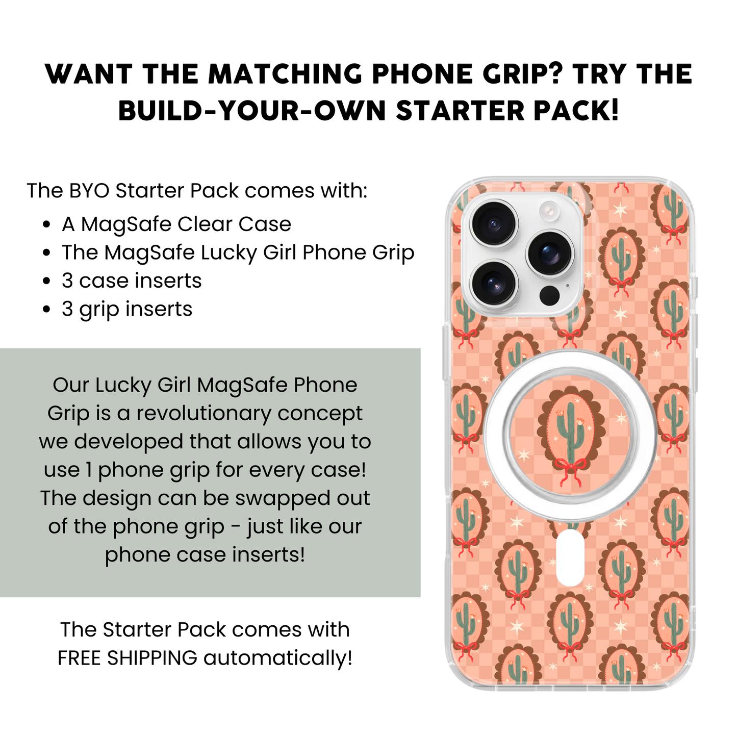 Sunset Saguaro Clear Case Insert