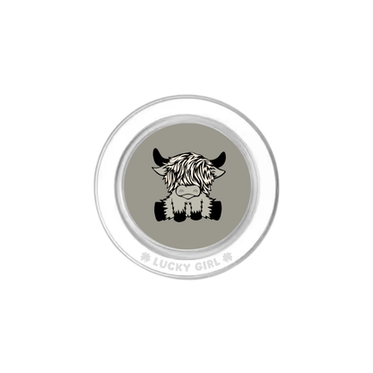 River Rock Cow Phone Grip Insert
