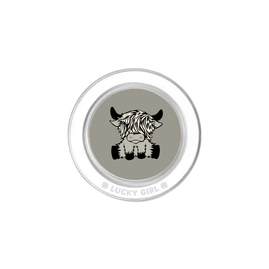River Rock Cow Phone Grip Insert