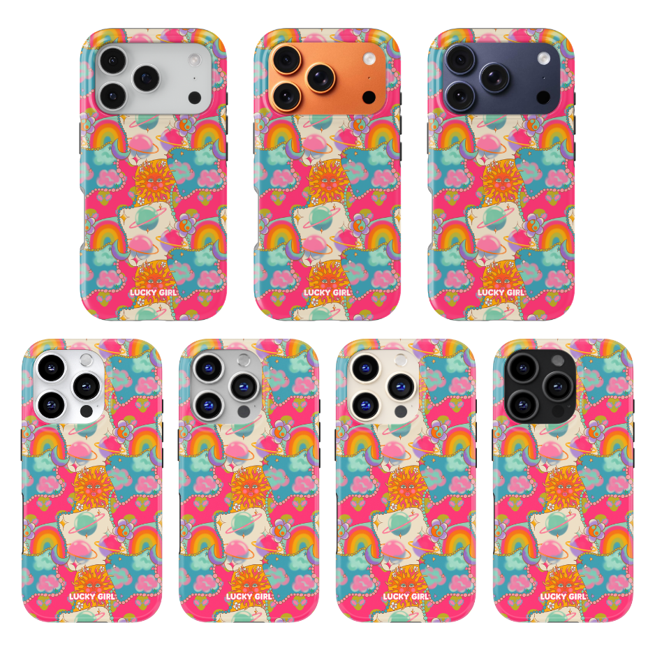 Neon Cosmos Phone Case