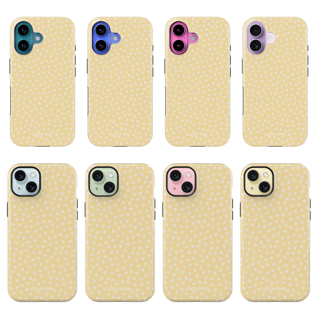 Banana Whispers Dots Phone Case