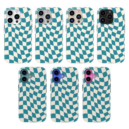 Mermaid Jewel Wavy Checkers II MagSafe Phone Case