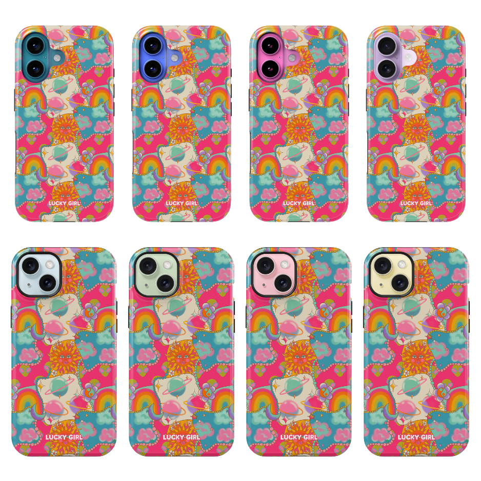 Neon Cosmos Phone Case