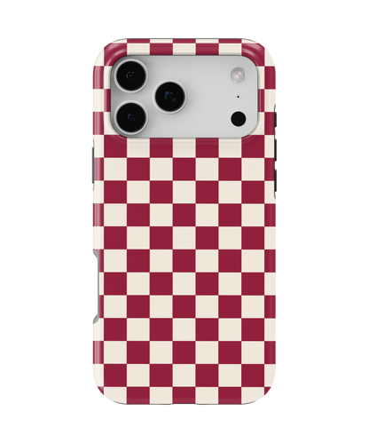 Black Cherry Checkers II MagSafe Phone Case