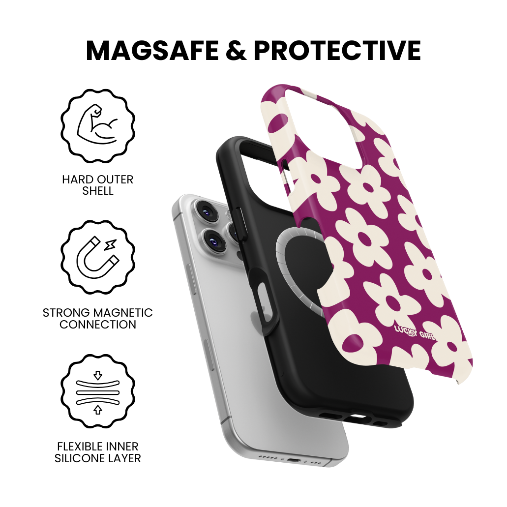 Velvet Big Blooms Phone Case