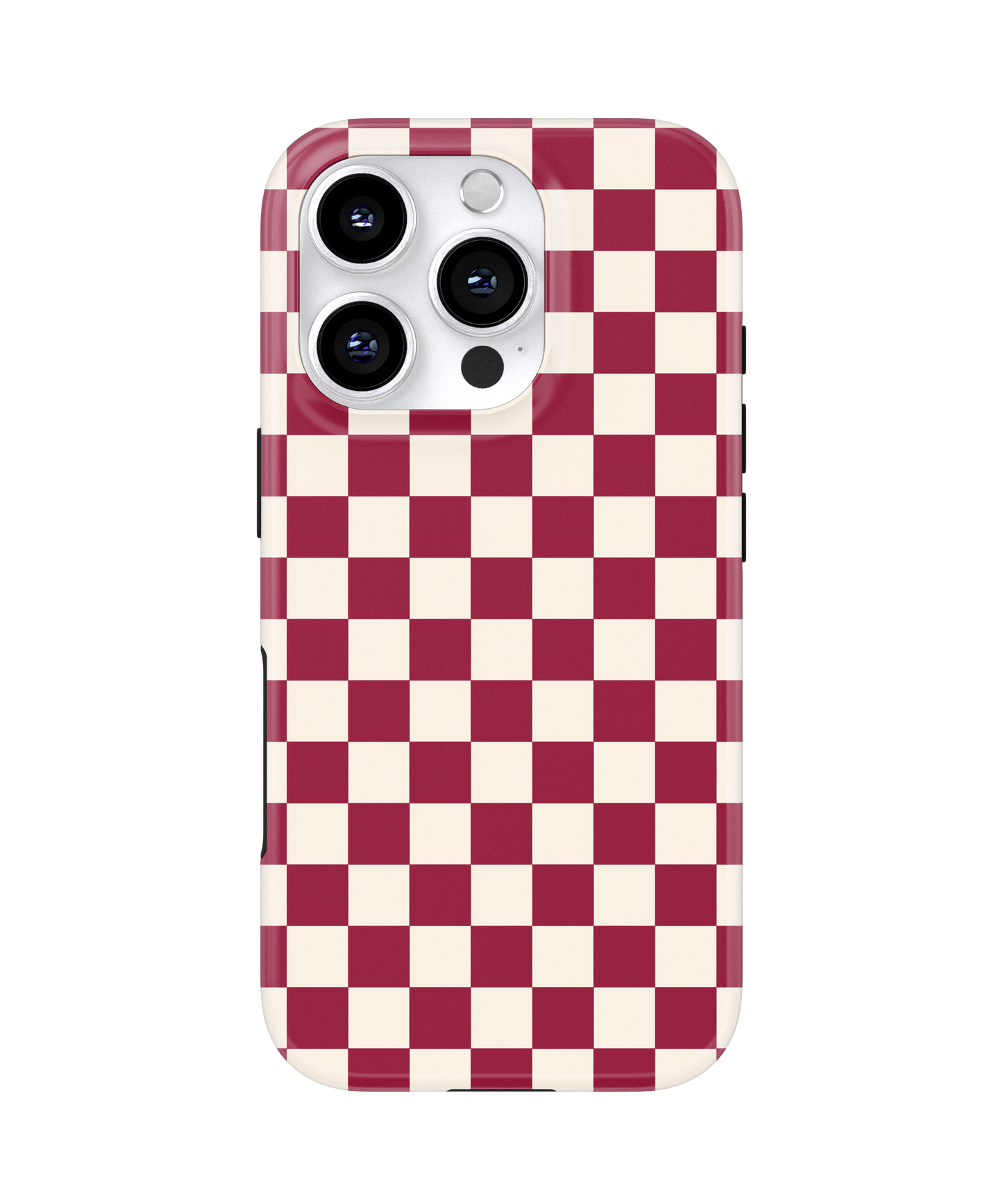 Black Cherry Checkers II MagSafe Phone Case