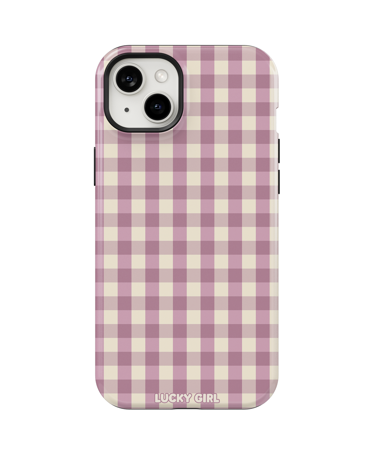 Plum Gingham Phone Case
