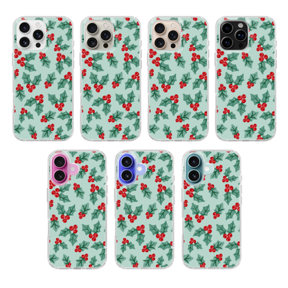 Holly Jolly Clear Case Insert