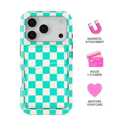 Bermuda Checkers II MagSafe Card Holder