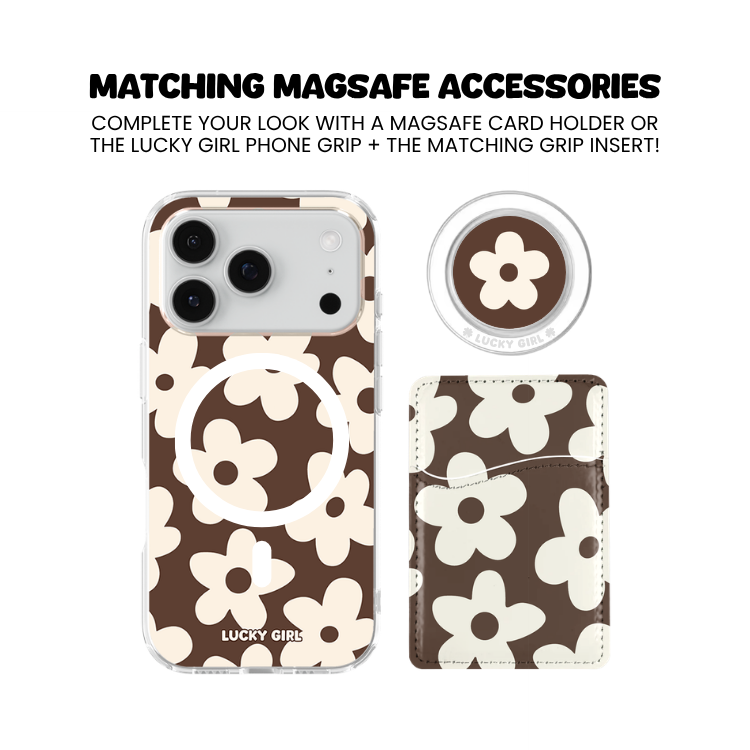 Espresso Big Blooms Clear Case Insert