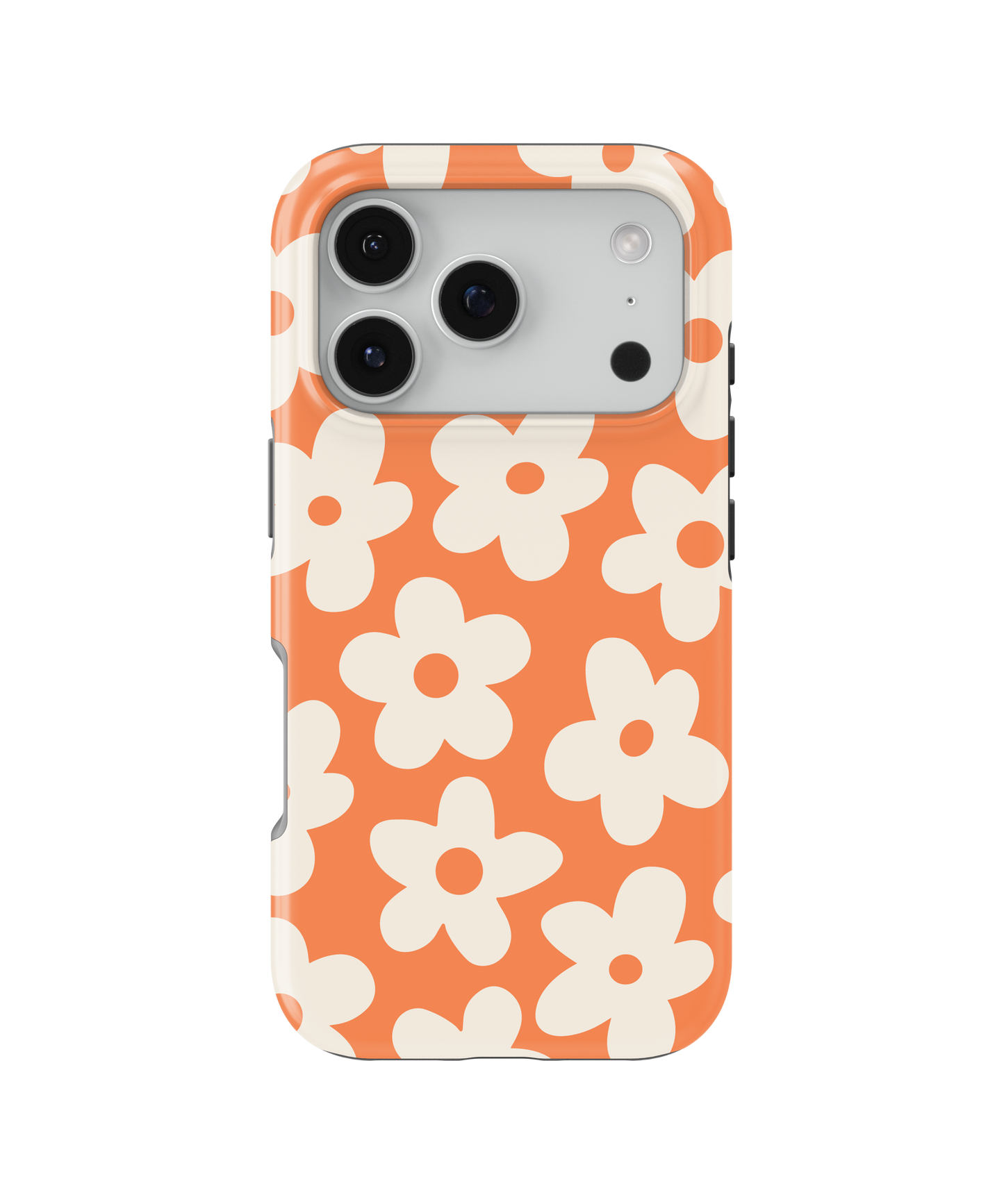 Tangerine Big Blooms MagSafe Phone Case