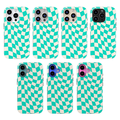 Calypso Wavy Checkers II MagSafe Phone Case