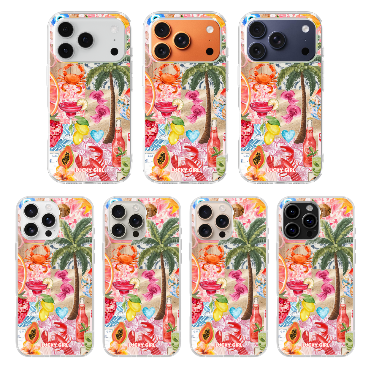 Palm Party Clear Case Insert